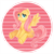 Size: 940x941 | Tagged: safe, artist:noctudelic, fluttershy, pegasus, pony, female, mare, pink mane, solo, yellow coat