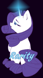 Size: 1708x3105 | Tagged: safe, artist:slightinsanity, rarity, pony, unicorn, black background, simple background, solo