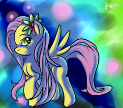 Size: 2500x2200 | Tagged: safe, artist:72-hours-remain, fluttershy, pegasus, pony, female, high res, mare, pink mane, yellow coat