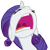 Size: 3000x3000 | Tagged: safe, artist:ohitison, rarity, pony, unicorn, high res, open mouth, simple background, solo, transparent background, vector