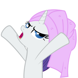 Size: 5500x5500 | Tagged: safe, artist:drfatalchunk, rarity, pony, unicorn, absurd resolution, simple background, solo, towel, transparent background, vector