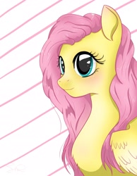 Size: 2100x2700 | Tagged: safe, artist:steffy-beff, fluttershy, pegasus, pony, chest fluff, high res, solo