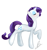 Size: 446x476 | Tagged: safe, artist:casocat, rarity, pony, unicorn, female, horn, mare, solo, white coat