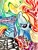 Size: 1024x1346 | Tagged: safe, artist:project-parallel, derpibooru import, rainbow dash, pegasus, pony, abstract background, sad, solo, traditional art