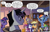 Size: 848x545 | Tagged: safe, artist:tonyfleecs, derpibooru import, edit, idw, applejack, fluttershy, pinkie pie, rainbow dash, rarity, shadow lock, spike, twilight sparkle, twilight sparkle (alicorn), alicorn, dragon, earth pony, pegasus, pony, unicorn, spoiler:comic, spoiler:comic53, curse cut short, mane six, psyga's alternate pony scenes, twilight justifies evil meme