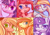 Size: 4092x2893 | Tagged: safe, artist:wolfchen999, derpibooru import, applejack, fluttershy, pinkie pie, rainbow dash, rarity, twilight sparkle, twilight sparkle (alicorn), alicorn, earth pony, pegasus, pony, unicorn, absurd resolution, female, looking at you, mane six, mare, smiling