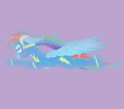 Size: 852x750 | Tagged: safe, artist:deusexequus, rainbow dash, pegasus, pony, flying, goggles, simple background, solo, wonderbolts uniform