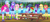 Size: 1324x586 | Tagged: safe, derpibooru import, screencap, applejack, fluttershy, pinkie pie, princess celestia, princess luna, principal celestia, rainbow dash, rarity, sci-twi, sunset shimmer, twilight sparkle, vice principal luna, watermelody, equestria girls, legend of everfree, balloon, boots, bracelet, camp everfree outfits, cap, clothes, converse, cowboy boots, crescent moon, cutie mark on clothes, hand on hip, hat, heart, humane five, humane seven, humane six, jeans, jewelry, log, moon, mountain, pants, river, sash, shoes, shorts, sneakers, socks, sun, table, tree, wristband