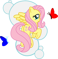 Size: 935x956 | Tagged: safe, artist:archonitianicsmasher, fluttershy, pegasus, pony, female, mare, pink mane, solo, yellow coat