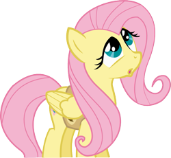 Size: 713x656 | Tagged: safe, artist:archonitianicsmasher, fluttershy, pegasus, pony, clothes, solo, vest