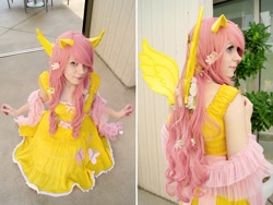 Size: 700x525 | Tagged: safe, artist:panda treats, artist:rose0fmay, fluttershy, human, cosplay, irl, irl human, photo