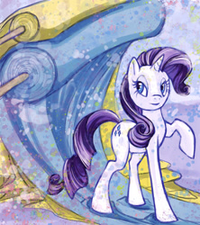 Size: 900x1013 | Tagged: safe, artist:minttea-pony, rarity, pony, unicorn, female, horn, mare, solo, white coat