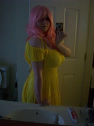 Size: 2292x3056 | Tagged: safe, artist:sailorusagichan, fluttershy, human, cosplay, curvy, high res, irl, irl human, photo, solo