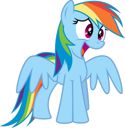 Size: 6600x6785 | Tagged: safe, artist:sir-teutonic-knight, rainbow dash, pegasus, pony, .svg available, absurd resolution, simple background, solo, transparent background, vector