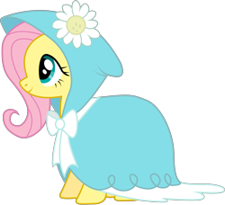 Size: 5472x5000 | Tagged: safe, artist:joey, fluttershy, pegasus, pony, absurd resolution, cloak, clothes, simple background, solo, transparent background, vector