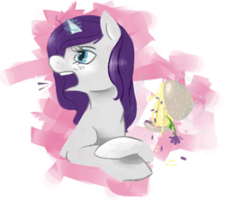 Size: 1898x1710 | Tagged: safe, artist:1eg, rarity, pony, unicorn, female, horn, mare, white coat