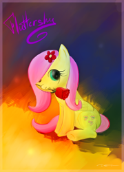 Size: 1800x2500 | Tagged: safe, artist:amethysthorn, fluttershy, pegasus, pony, female, mare, pink mane, solo, yellow coat