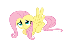 Size: 3365x2000 | Tagged: safe, artist:amethysthorn, fluttershy, pegasus, pony, high res, simple background, transparent background, vector