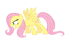 Size: 5669x3111 | Tagged: safe, artist:amethysthorn, fluttershy, pegasus, pony, simple background, transparent background, vector