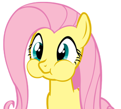 Size: 11132x10000 | Tagged: safe, artist:danton-damnark, fluttershy, pegasus, pony, stare master, absurd resolution, aweeg*, cute, holding breath, puffy cheeks, simple background, solo, transparent background, vector