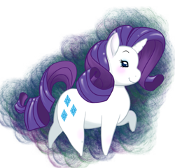 Size: 763x737 | Tagged: safe, artist:fluffikitten, rarity, pony, unicorn, female, horn, mare, white coat