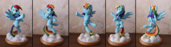 Size: 2544x700 | Tagged: safe, artist:alisterosenheim, rainbow dash, cloud, irl, photo, sculpture, solo