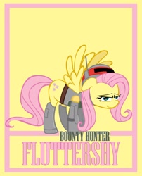 Size: 2008x2480 | Tagged: safe, artist:bouxn, fluttershy, pegasus, pony, clothes, costume, crossover, high res, solo, star wars