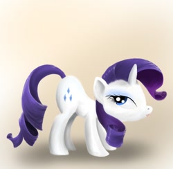 Size: 900x880 | Tagged: safe, artist:tres-apples, rarity, pony, unicorn, female, horn, mare, white coat