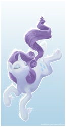 Size: 539x1035 | Tagged: safe, artist:riftryu, rarity, pony, unicorn, diving, falling, unshorn fetlocks