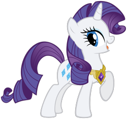 Size: 4000x3736 | Tagged: safe, artist:ryoki-fureaokibi, rarity, pony, unicorn, element of generosity, elements of harmony, female, simple background, solo, transparent background, vector