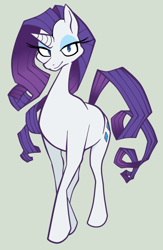 Size: 498x766 | Tagged: safe, artist:xenon, rarity, pony, unicorn, female, horn, mare, white coat