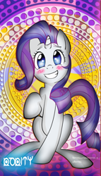 Size: 1090x1900 | Tagged: safe, artist:llamaswithkatanas, rarity, pony, unicorn, female, horn, mare, white coat