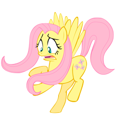 Size: 1926x2107 | Tagged: safe, artist:sierraex, fluttershy, pegasus, pony, simple background, solo, transparent background, vector