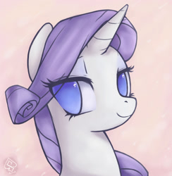 Size: 824x845 | Tagged: safe, artist:soulspade, rarity, pony, unicorn, female, horn, mare, solo, white coat