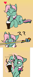 Size: 500x1146 | Tagged: safe, artist:kourabiedes, fizzy, rainbow dash, pegasus, pony, g1, ask, ask fizzy, chubbie, comic, flying, tumblr