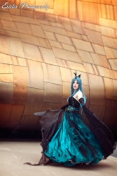 Size: 643x960 | Tagged: safe, artist:littlemissbloo, queen chrysalis, human, cosplay, irl, irl human, photo, solo