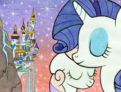 Size: 1183x905 | Tagged: safe, artist:do-you-sell-crisps, rarity, sweetie belle, pony, unicorn, canterlot, stars