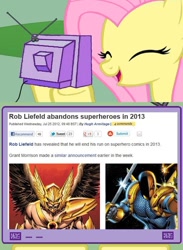 Size: 604x827 | Tagged: safe, fluttershy, pegasus, pony, exploitable meme, meme, rob liefeld, tv meme