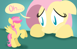 Size: 700x450 | Tagged: safe, artist:frostedwarlock, fluttershy, pegasus, pony, blind bag, doll, sad, toy, tumblr