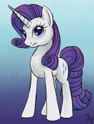 Size: 800x1050 | Tagged: safe, artist:sonicrainboom93, rarity, pony, unicorn, female, horn, mare, white coat