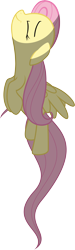 Size: 3000x10022 | Tagged: safe, artist:vladimirmacholzraum, fluttershy, pegasus, pony, hurricane fluttershy, simple background, solo, transparent background, vector