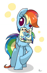 Size: 911x1398 | Tagged: safe, artist:gold-buri, derpibooru import, rainbow dash, pegasus, pony, awesome, cute, drawing, solo