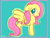 Size: 766x587 | Tagged: safe, artist:alachu, fluttershy, pegasus, pony, female, mare, pink mane, solo, yellow coat