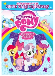 Size: 384x528 | Tagged: safe, apple bloom, fluttershy, rainbow dash, scootaloo, sweetie belle, pegasus, pony, dvd, official, shout factory