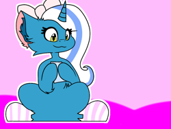 Size: 1024x768 | Tagged: safe, oc, oc only, oc:fleurbelle, alicorn, alicorn oc, bow, chocolate, clothes, female, food, hair bow, hot chocolate, socks, solo, striped socks