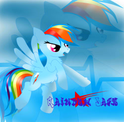 Size: 2084x2040 | Tagged: safe, artist:sakurafly101, rainbow dash, pegasus, pony, blue coat, female, mare, multicolored mane, solo, wallpaper