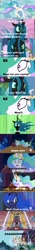 Size: 847x6121 | Tagged: safe, lord tirek, princess celestia, princess luna, queen chrysalis, alicorn, changeling, changeling queen, pony, dragonball z abridged, text