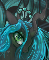 Size: 900x1100 | Tagged: safe, artist:staticdragon1, queen chrysalis, changeling, changeling queen, female, solo