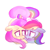 Size: 950x950 | Tagged: safe, artist:pegacornss, fluttershy, rainbow dash, pegasus, pony, cute, female, flutterdash, lesbian, shipping, simple background, white background