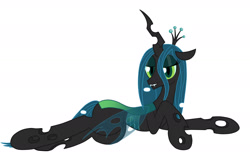 Size: 2048x1280 | Tagged: safe, artist:wan1357, queen chrysalis, changeling, changeling queen, female, simple background, solo